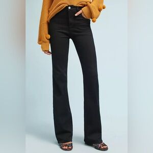 Anthropologie Pilcro High-Rise Bootcut Jeans in Black
